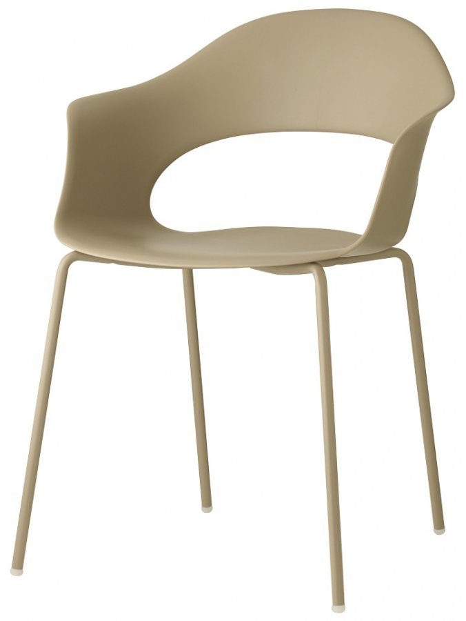 Кресло пластиковое Scab Design Lady B Go Green тортора