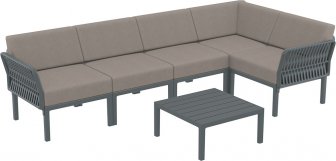 Комплект пластиковой мебели Portofino Lounge Corner