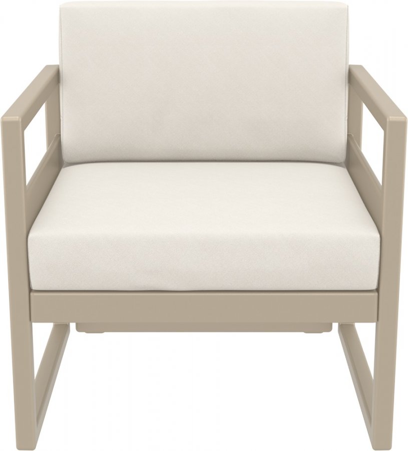 Кресло пластиковое с подушками Mykonos