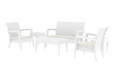 Miami Lounge Set Комплект пластиковой плетеной мебели