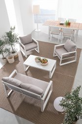 Комплект металлической лаунж мебели Captiva