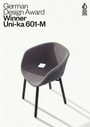 Кресло с обивкой Uni-ka