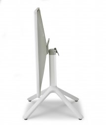 Стол пластиковый складной Eco Folding, лен, 800х800х750 мм
