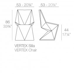 Стул пластиковый Vondom Vertex Basic