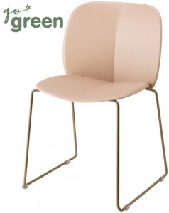 Mentha Go Green Стул пластиковый на полозьях