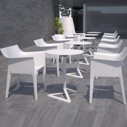 Кресло пластиковое Vondom Hidra Basic белый