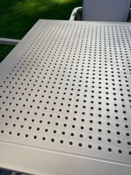 Стол пластиковый Sky Table 80, бежевый, 800х800х740 мм