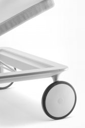 Шезлонг металлический текстиленовый Reva L