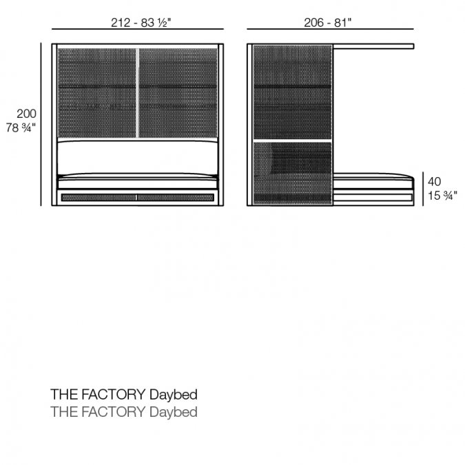 Шатер с лежаками The Factory