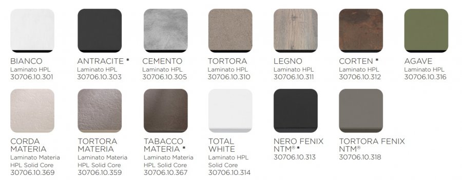 Столешница квадратная Piano Laminato 60x60