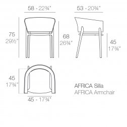 Кресло пластиковое Africa Basic-thumbs-Фото3