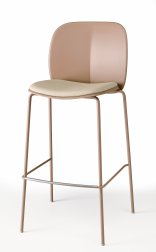 Стул пластиковый барный Scab Design Mentha Go Green карамельный