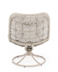 Кресло лаунж плетеное с подушкой Azores