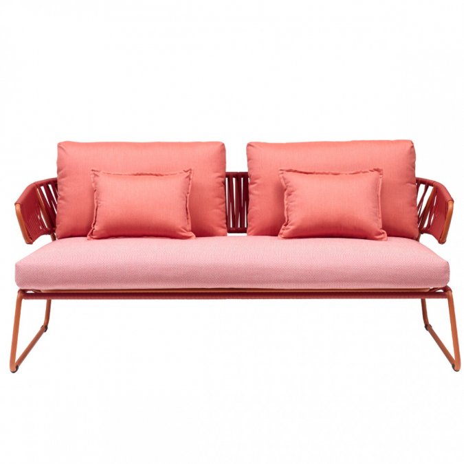 Диван плетеный с подушками Lisa Sofa Club