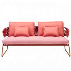 Диван плетеный с подушками Lisa Sofa Club