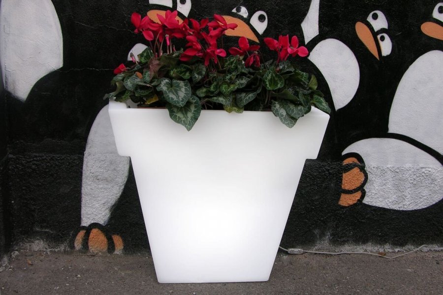 Кашпо пластиковое светящееся Il Vaso Lighting