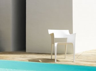 Кресло пластиковое Vondom Hidra Basic белый