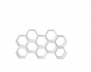 Стеллаж пластиковый книжный Hexa Pop