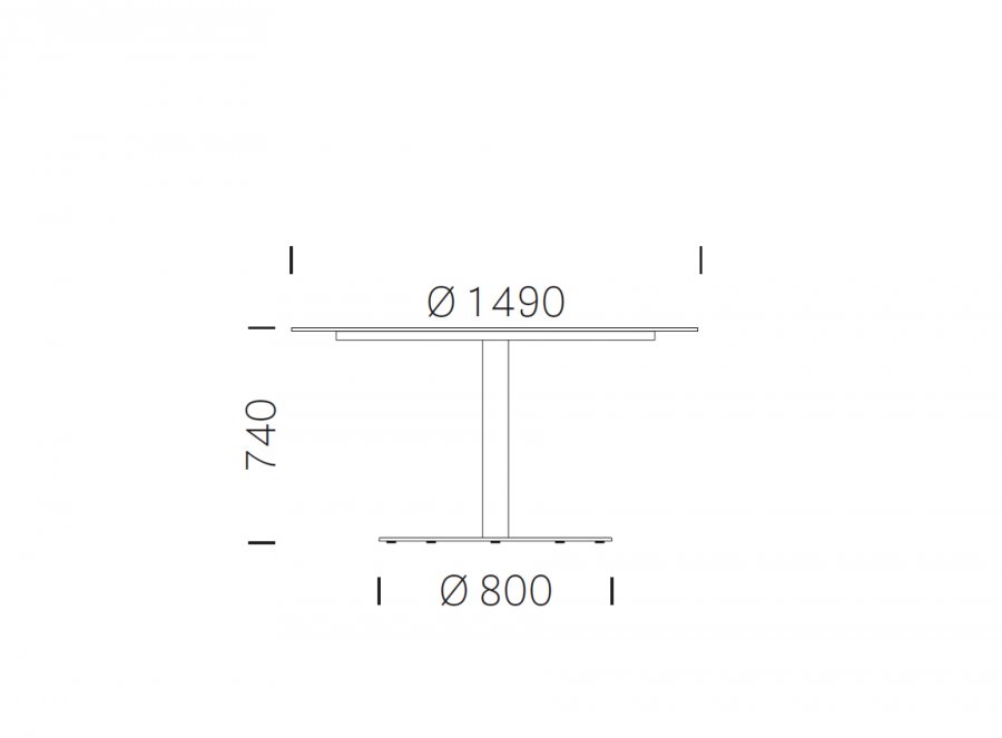 Стол ламинированный Inox Table