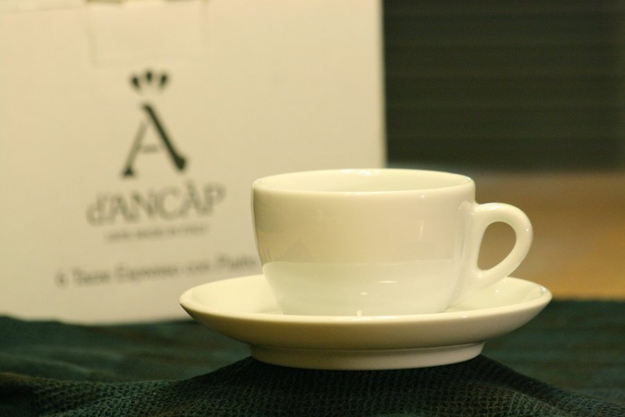 Чайная пара фарфоровая