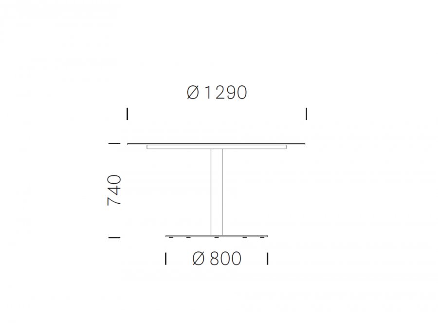 Стол ламинированный Inox Table
