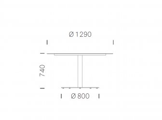 Стол ламинированный Inox Table
