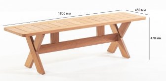 Скамейка деревянная Focus Bench 180