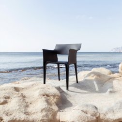 Кресло пластиковое Vondom Hidra Basic черный