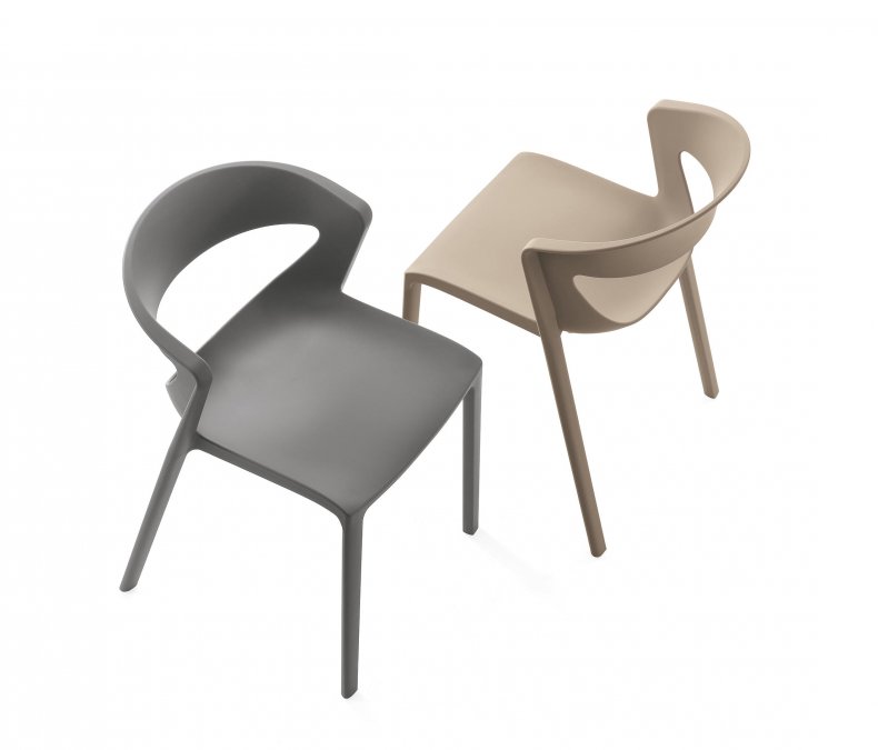Стул пластиковый Kastel Kicca One тортора