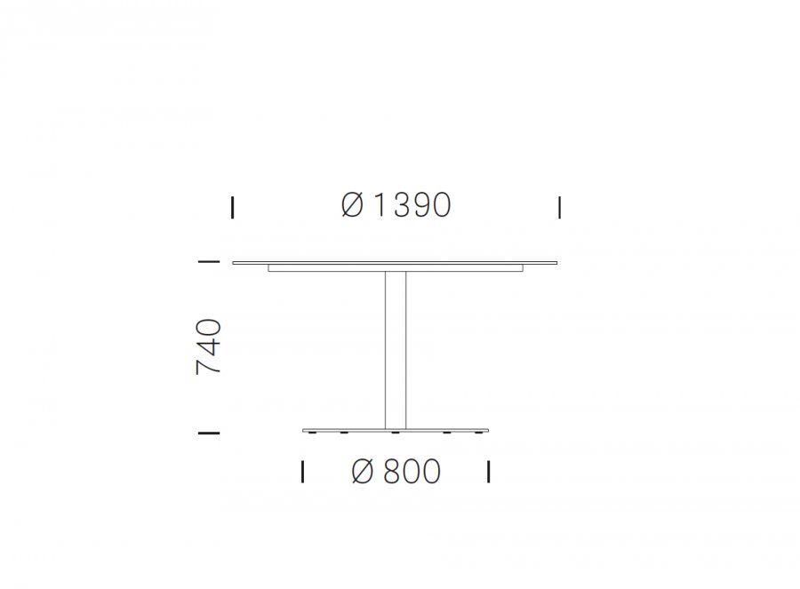 Стол ламинированный Inox Table