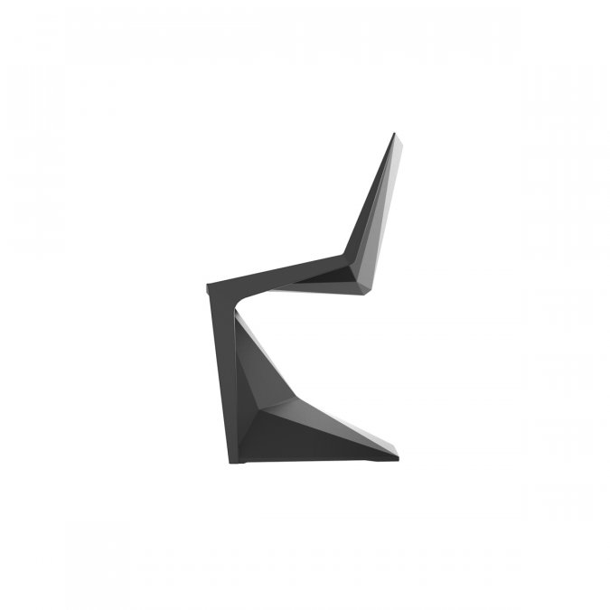Стул пластиковый Vondom Voxel Basic черный