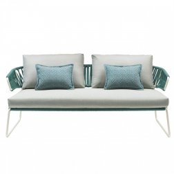 Диван плетеный с подушками Lisa Sofa Filo