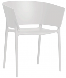 Кресло пластиковое Vondom Africa Basic белый