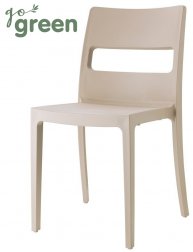 Стул пластиковый Sai Go Green, тортора