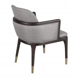 Кресло деревянное с обивкой Elegance