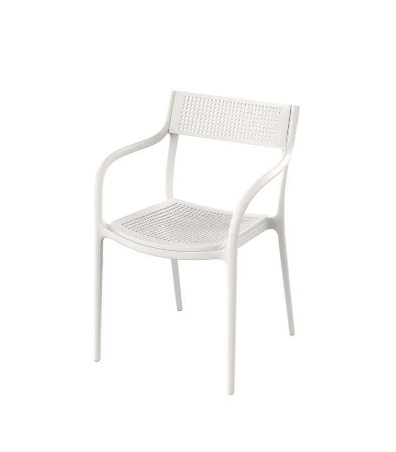 Кресло пластиковое Vondom Madison Dots белый