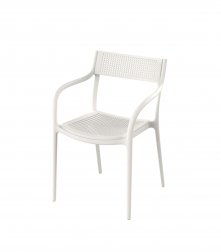 Кресло пластиковое Vondom Madison Dots белый