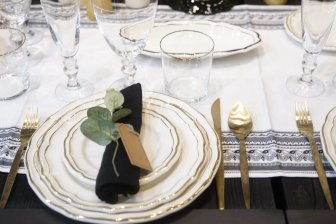 Тарелка для канапе Filet Or