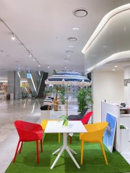 Кресло пластиковое Siesta Contract Sky желтый