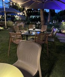 Стул пластиковый Nardi Doga Bistrot капучино
