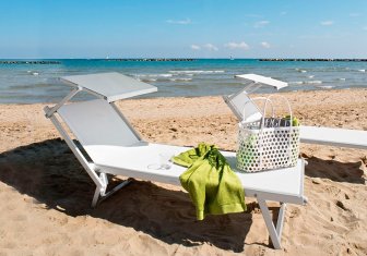 Шезлонг-лежак металлический Maxi Relax