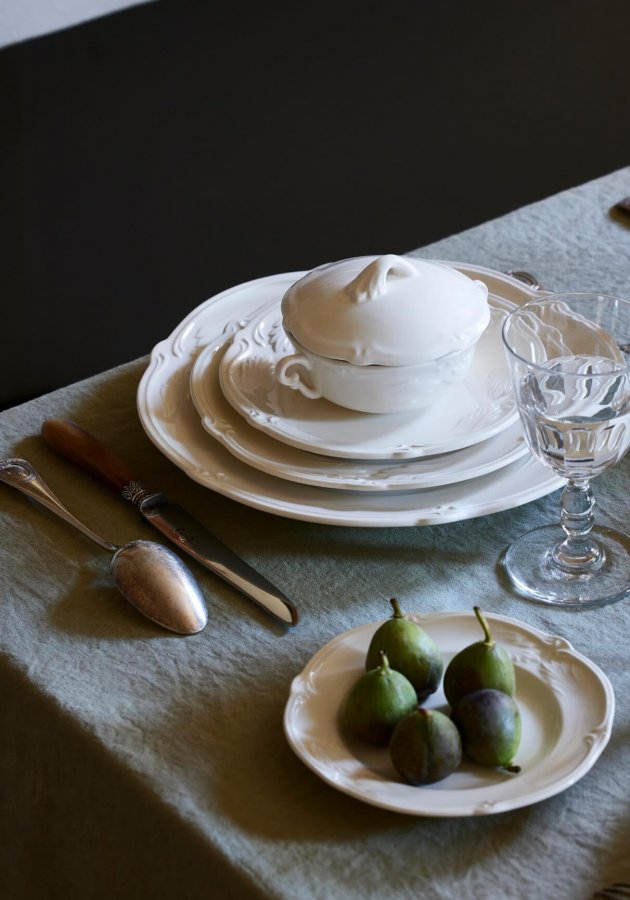 Блюдо прямоугольное Rocaille Blanc