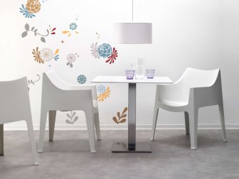 Кресло пластиковое Scab Design Coccolona лен
