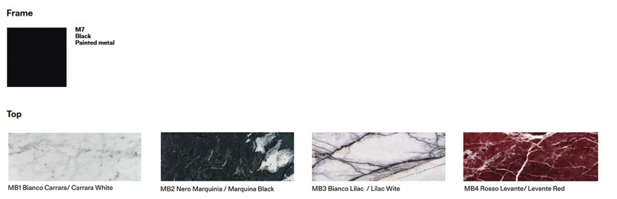 Столик мраморный кофейный Piana Marble S