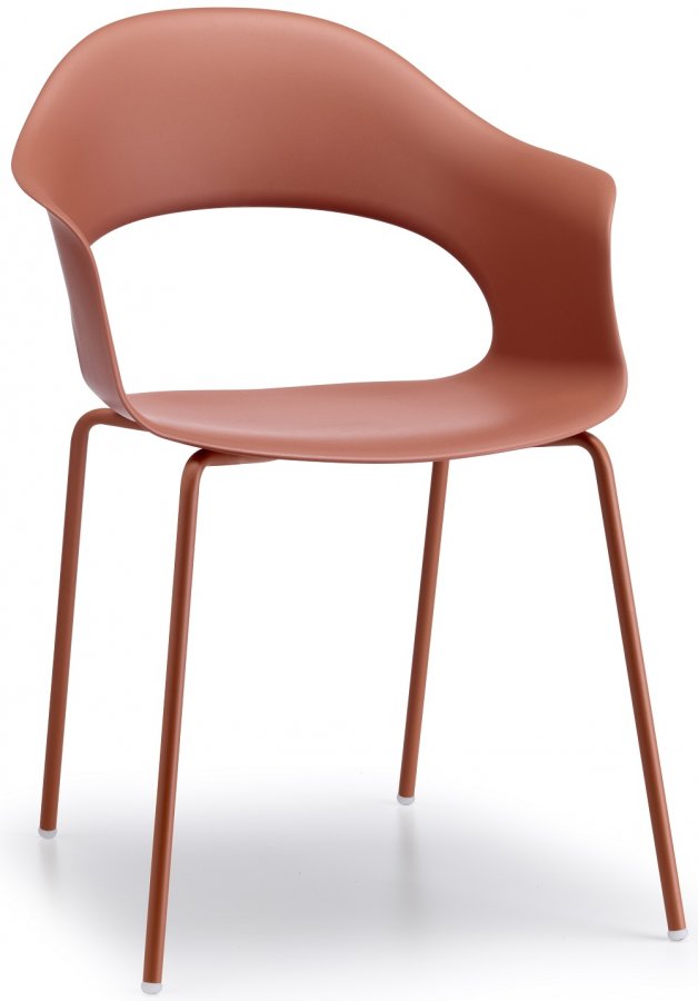 Кресло пластиковое Scab Design Lady B терракотовый