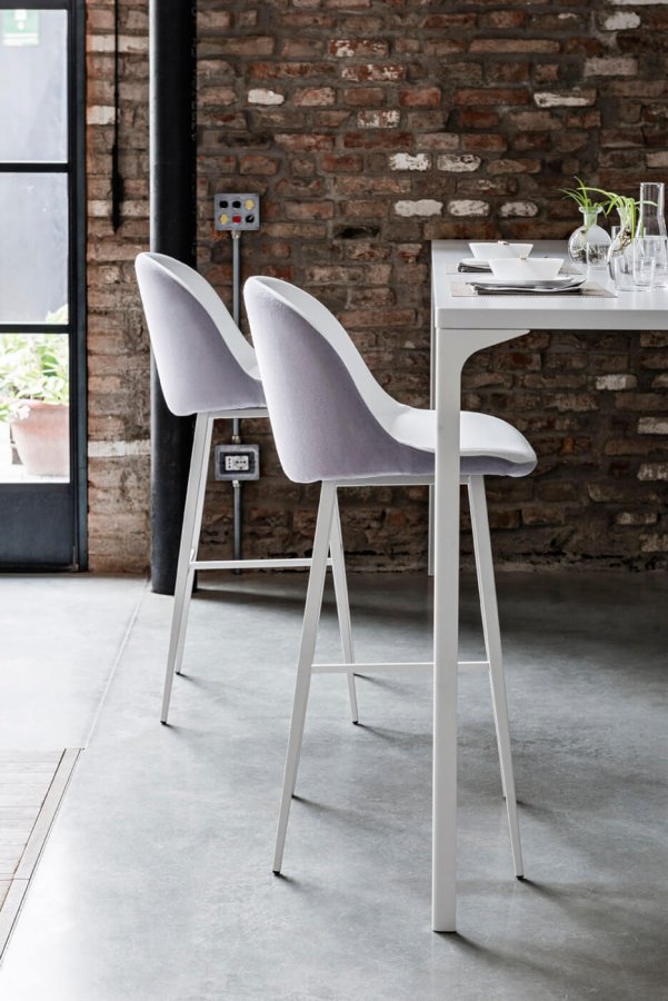Стул с обивкой барный MIDJ Sonny H75 M TS