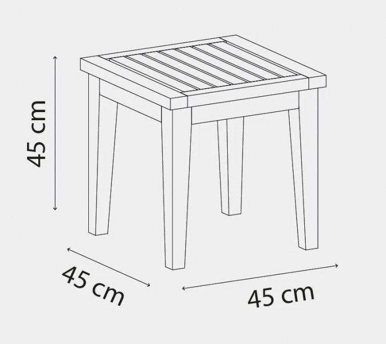 Столик деревянный кофейный Side Table