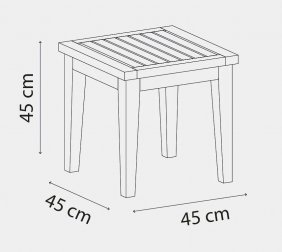 Столик деревянный кофейный Side Table
