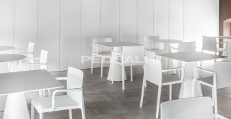 Кресло пластиковое PEDRALI Volt белый