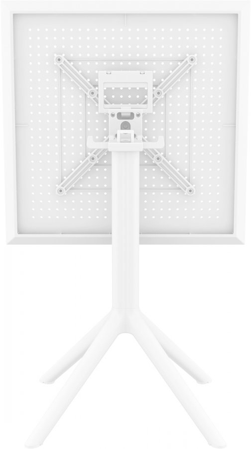 Стол пластиковый складной Sky Folding Table 60, белый, 600х600х740 мм